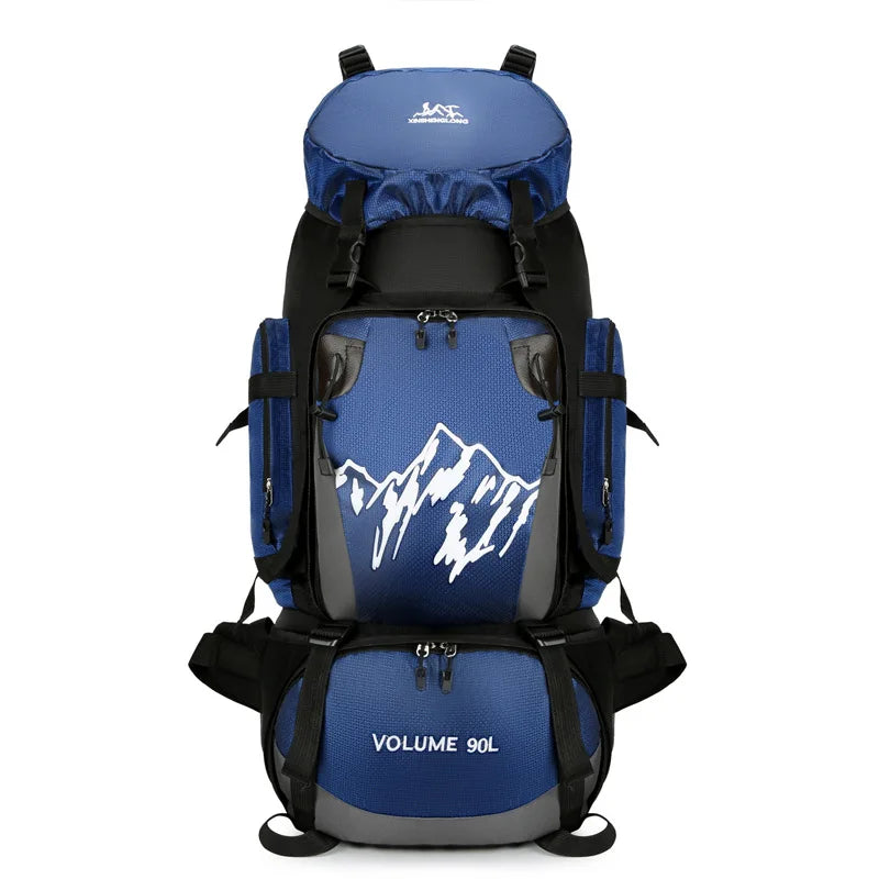 90L Waterproof Hiking Backpack Camping Rucksack Large Capacity Travel Outdoor Sports Bag for Trekking Backpacking and Adventure