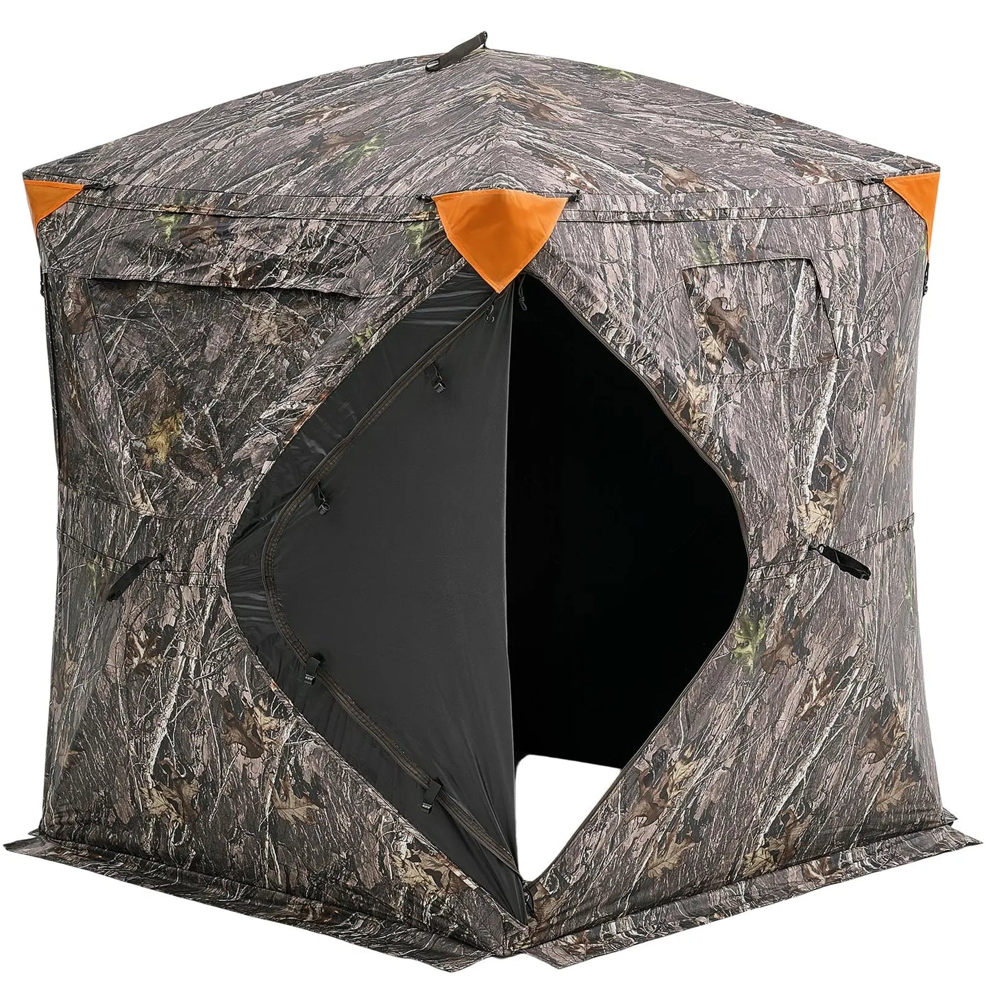 Hunting Blind,1-2 Person Pop Up Deer Blind for Hunting with Carrying Bag,Portable Resilient Hunting Tent,3Windows forDeerhunting