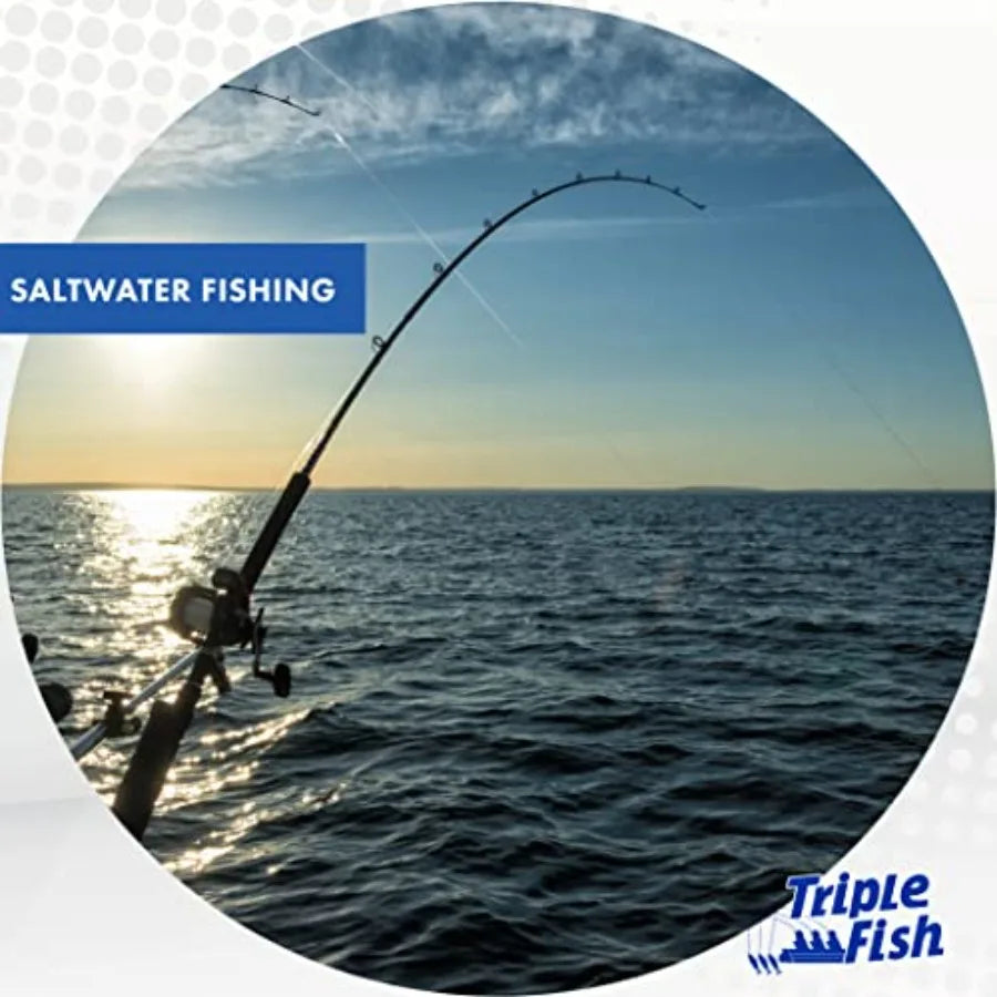 Monofilament Fishing Line - Strong Color for Trolling Bottom Fishing Casting Main Line Catfish Bass
