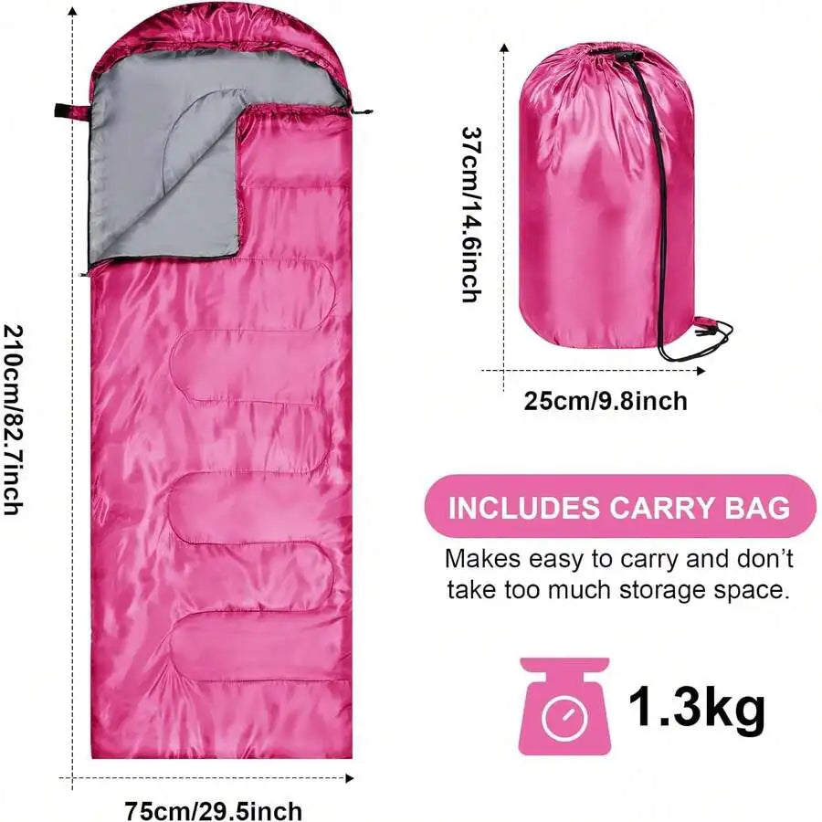 Lightweight Waterproof Sleeping Bag For Adults Outdoor Camping Hiking Travel