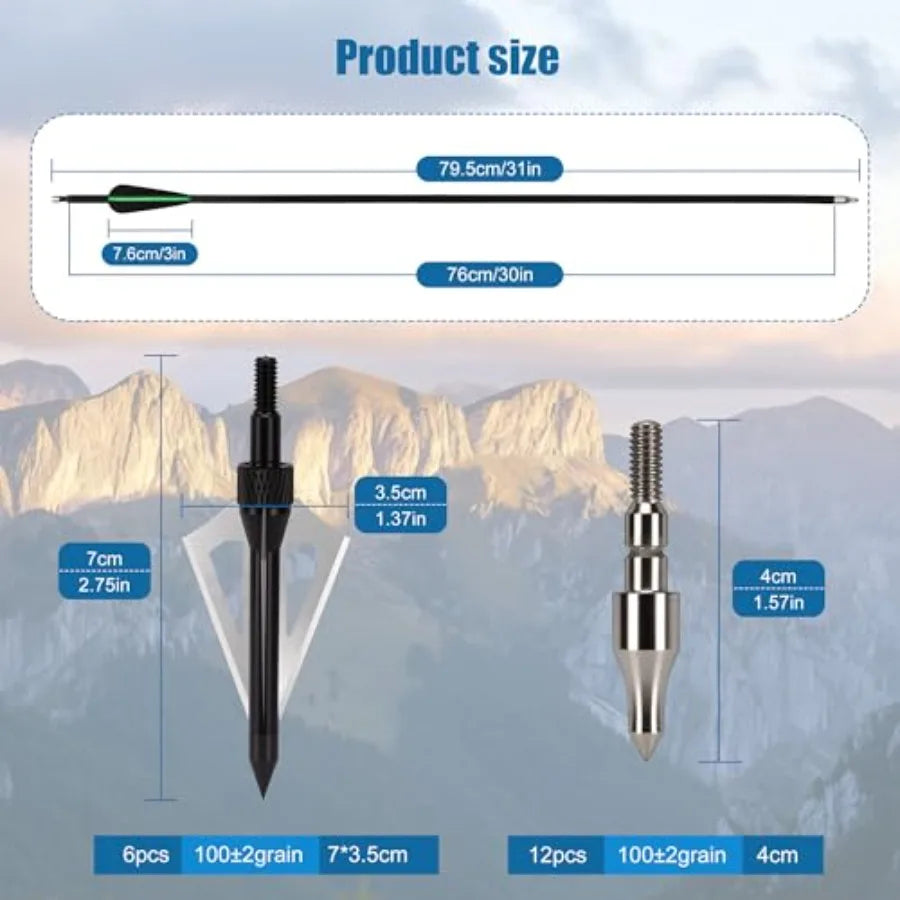 40lbs Recurve Bows Set Take-Down Adult Archery Bow Right-Hand Recurve Bow for Outdoor Practice in Black with High Durability an