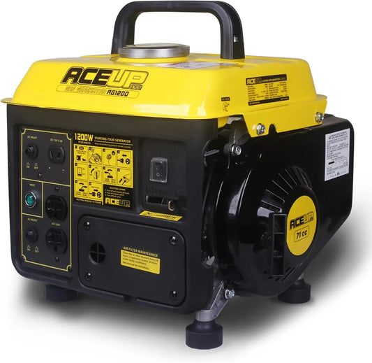 1,200W Gas Powered Generator, Small Portable Generator for Home Use Camping Ultralight, EPA & CARB Compliant