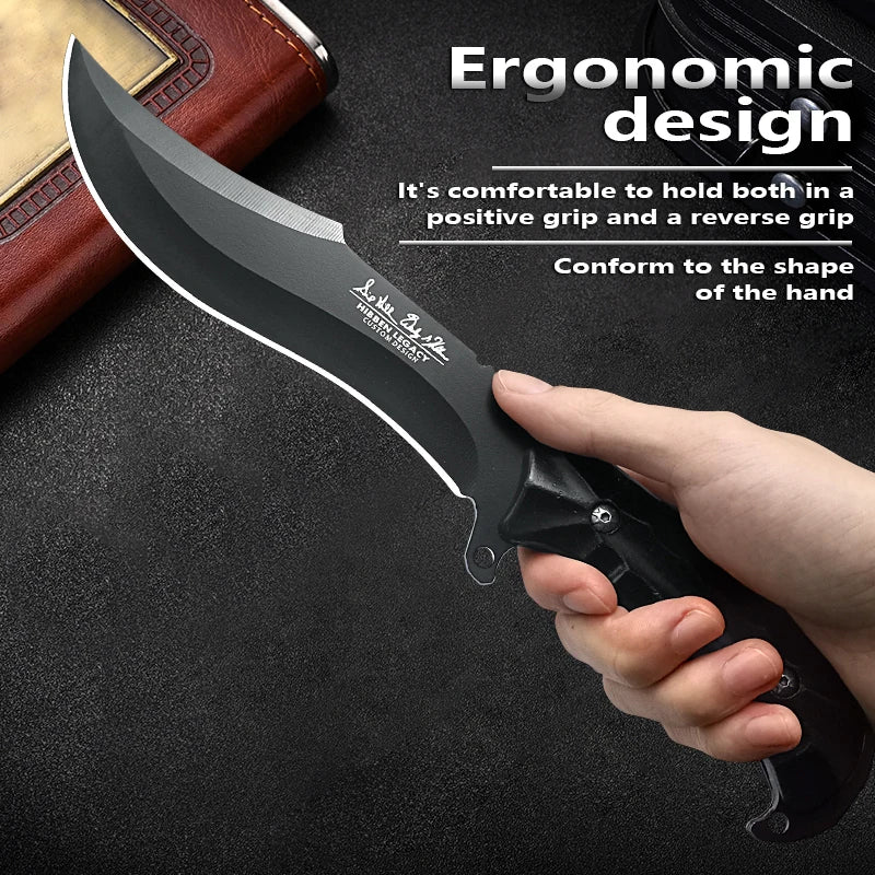 S038A Straight Knife, a sharp and multi-functional box opening tool, is suitable for outdoor camping, hunting and self-defense.