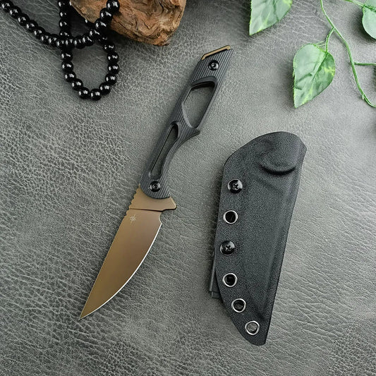Ultra-sharp TOOR Knife for Self Defense, Tactical Fixed Blade Knife G10 Handle D2 Steel Blade Hunting Camping Tool EDC Knife
