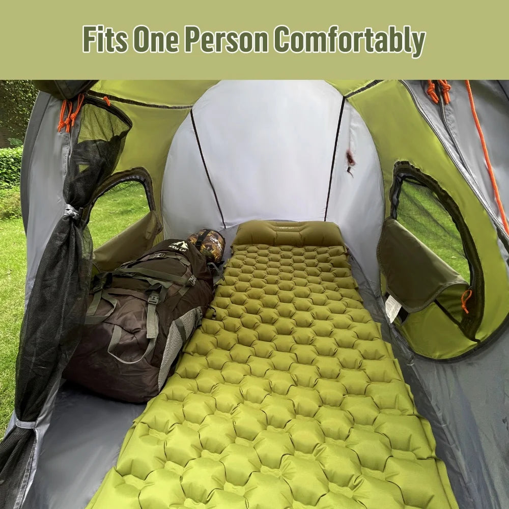 Night Cat Pop-up Camping Tent: 1 Person Tent Waterproof Instant Easy Setup Outdoor Tent For Camping Fishing Hiking Hunting