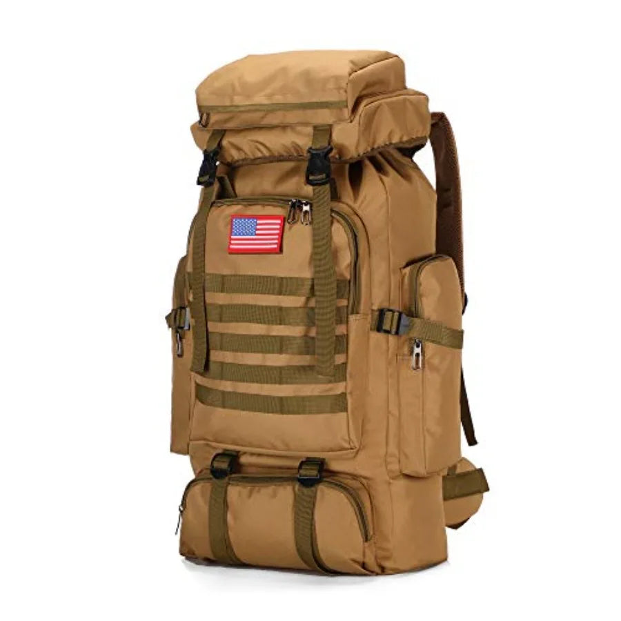 70L Camping Hiking Backpack for Men Women Large Military Tactical Backpack Molle Rucksack Backpack for Outdoor