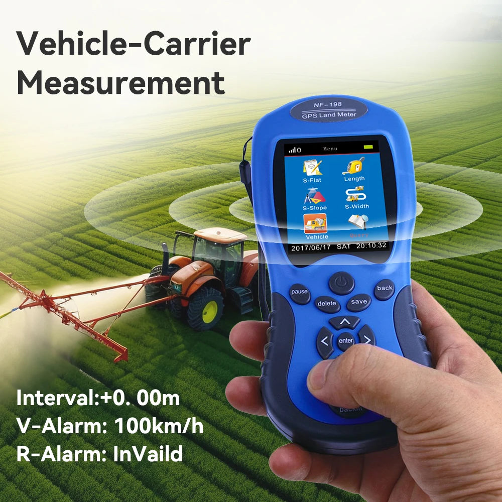 Noyafa NF-198 Land Meter Test Device Survey Equipment Use For Farm Land Surveying Mapping Area Length Measurement Tool