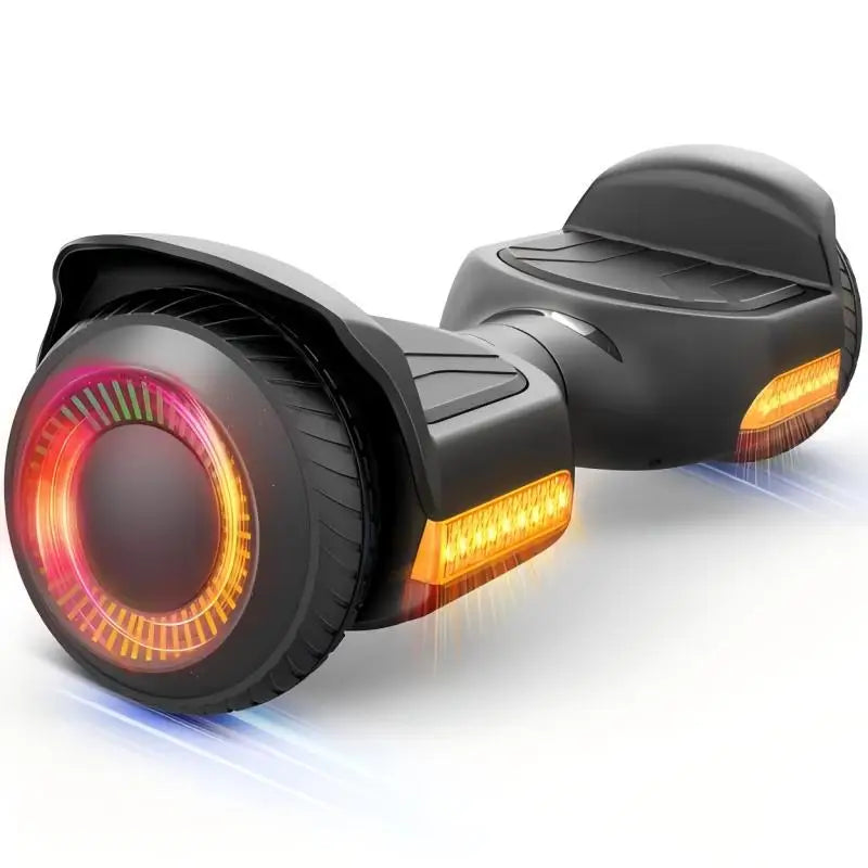 Kids 6.5'' Self Balancing Hoverboard All Terrain with LED Light And Bluetooth Speaker - Portable Smart Transport Device