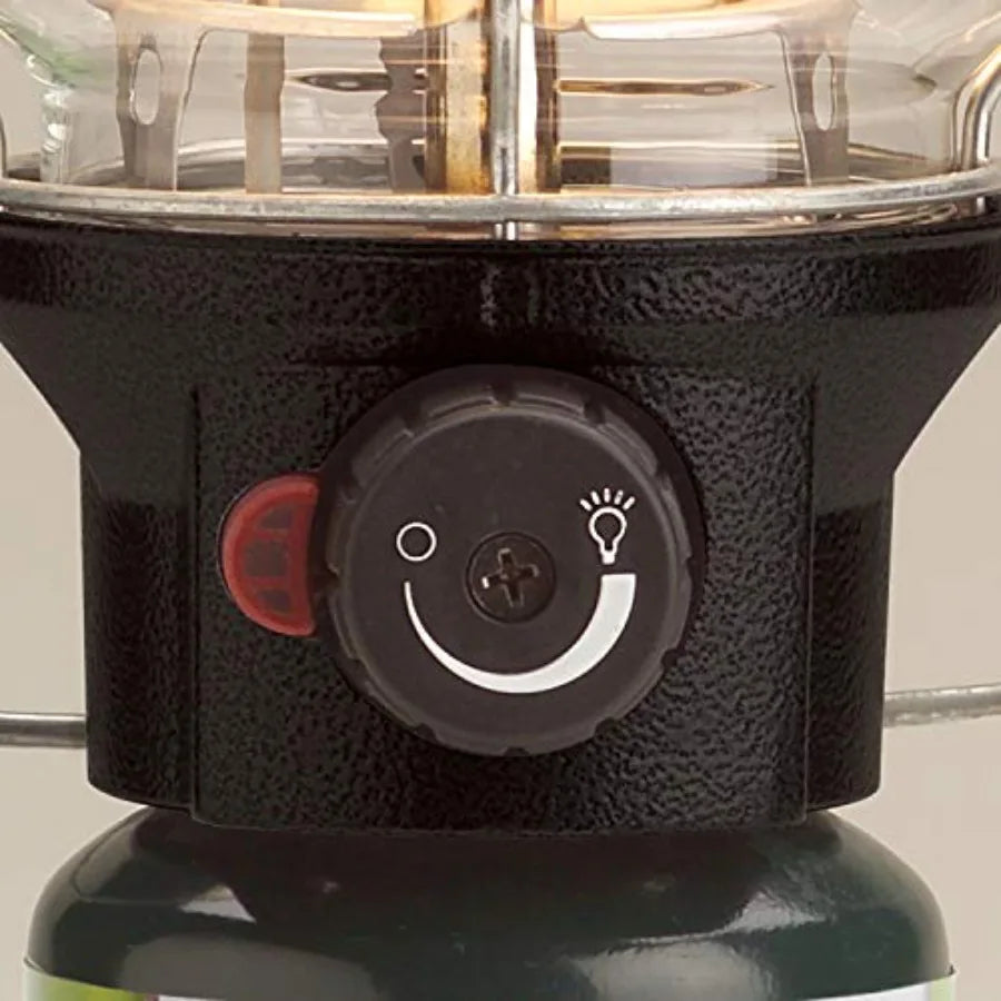 1500 Lumens Gas Lantern with Matchless Lighting Folding Propane Lantern with Mantles Globe for Camping Power Outage Outdoor Lig