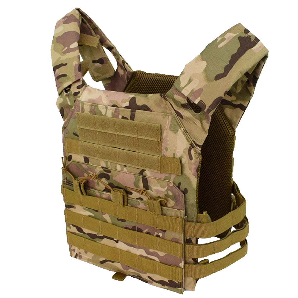 Nylon Tactical Vest Body Armor Hunting Carrier Airsoft Accessory Combat MOLLE Camo Cosplay  Army Vest CS Game Jungle Equipment