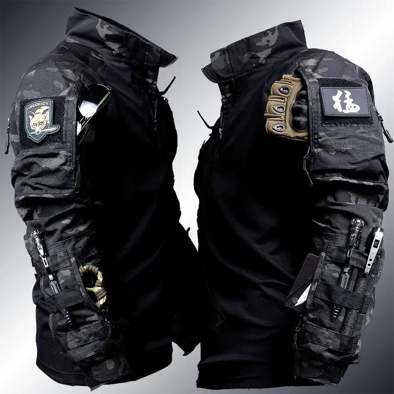 Outdoor Pants Tactical Suit Men Airsoft Hunting Clothes Paintball Military Uniform Assault Hiking Shirts Special Forces Sets