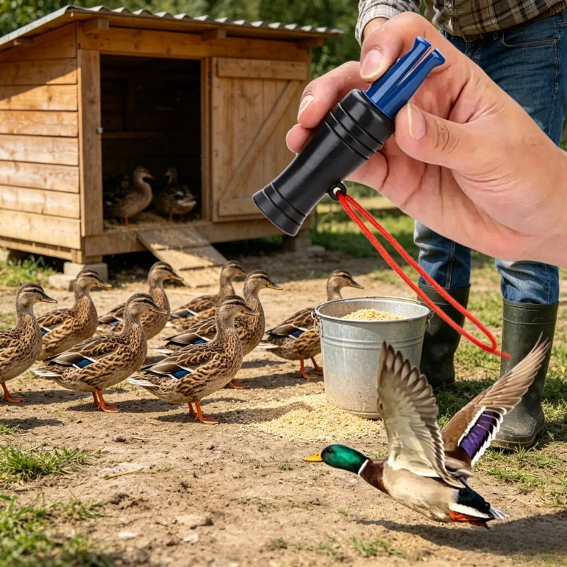 Mallard Duck Call Whistle Portable Lightweight Wildfowl Decoy Outdoor Shoot Duck Call Bird Caller Speaker Bird Caller Speaker