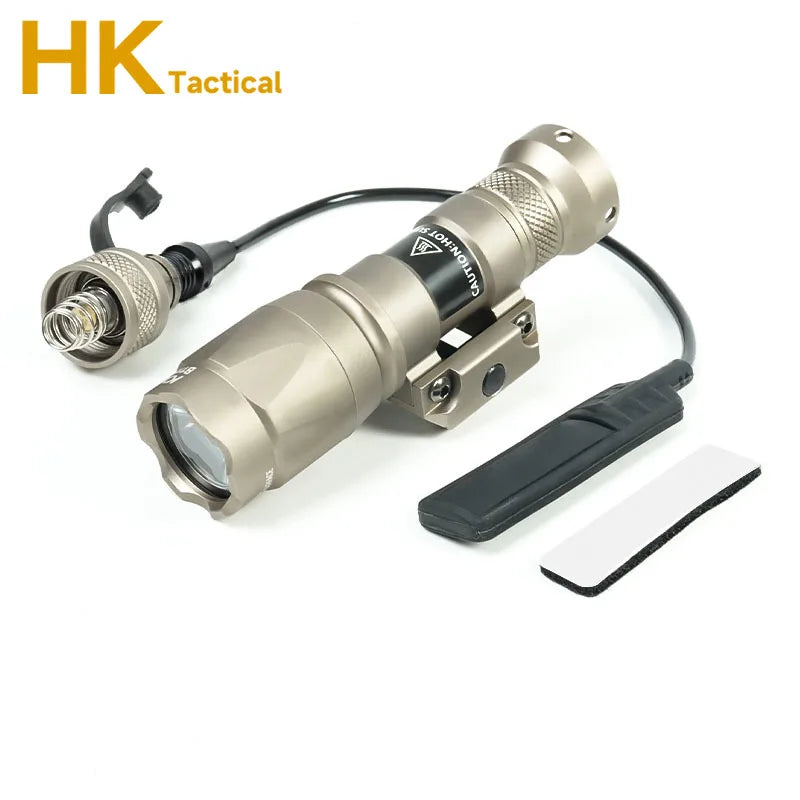 SF M600 M300 Series Tactical Flashlight M600B M300B LED White Light Fit 20MM Rail Rifle Scout Light 500 LM Outdoor Flashlight