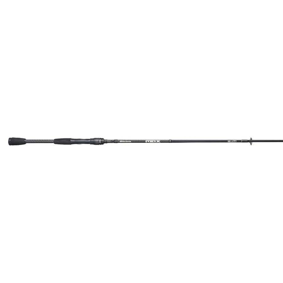 Max Spinning Rod for freshwater fishing, graphite composite, black and silver, ultra-sensitive tip with fast action