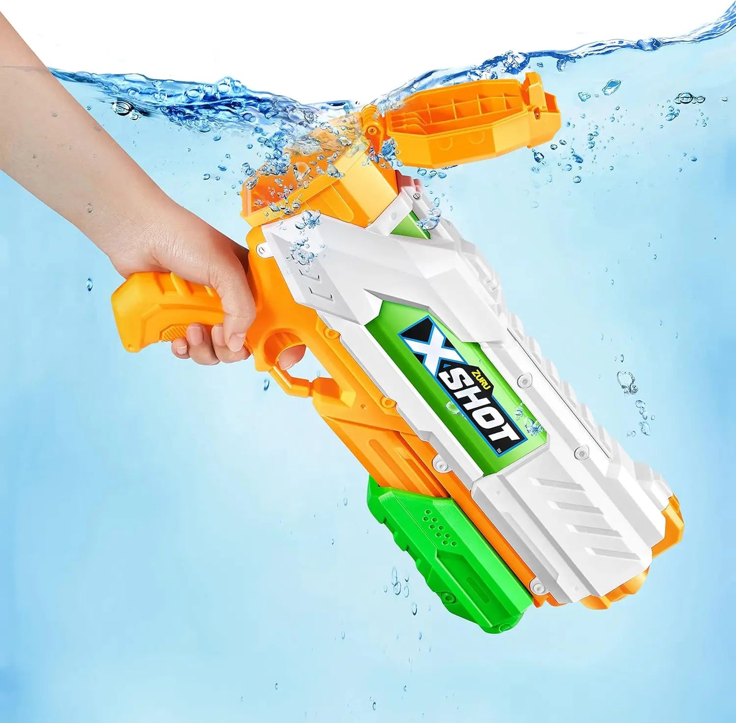 Fast-Fill Medium Water Blaster: Refills in 1 Second, Shoots Up to 34 Feet, Perfect for Summer Fun