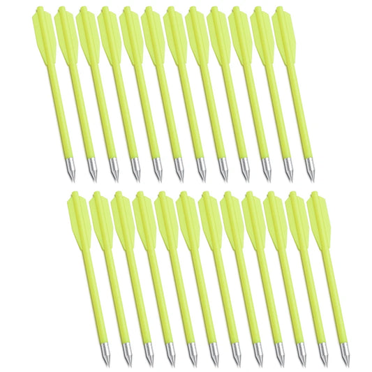 60Pcs Crossbow Bolts 6.5" Carbon Arrows Vanes Pistol Mini Bow Archery Hunting Target