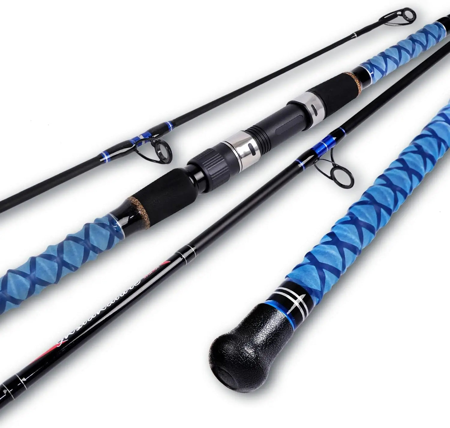 Surf Spinning Fishing Rod Carbon Travel Surf Rod 2 Piece/3 Piece/4 Piece Spinning Fishing Rod 9'/10'/11'/12'/15'