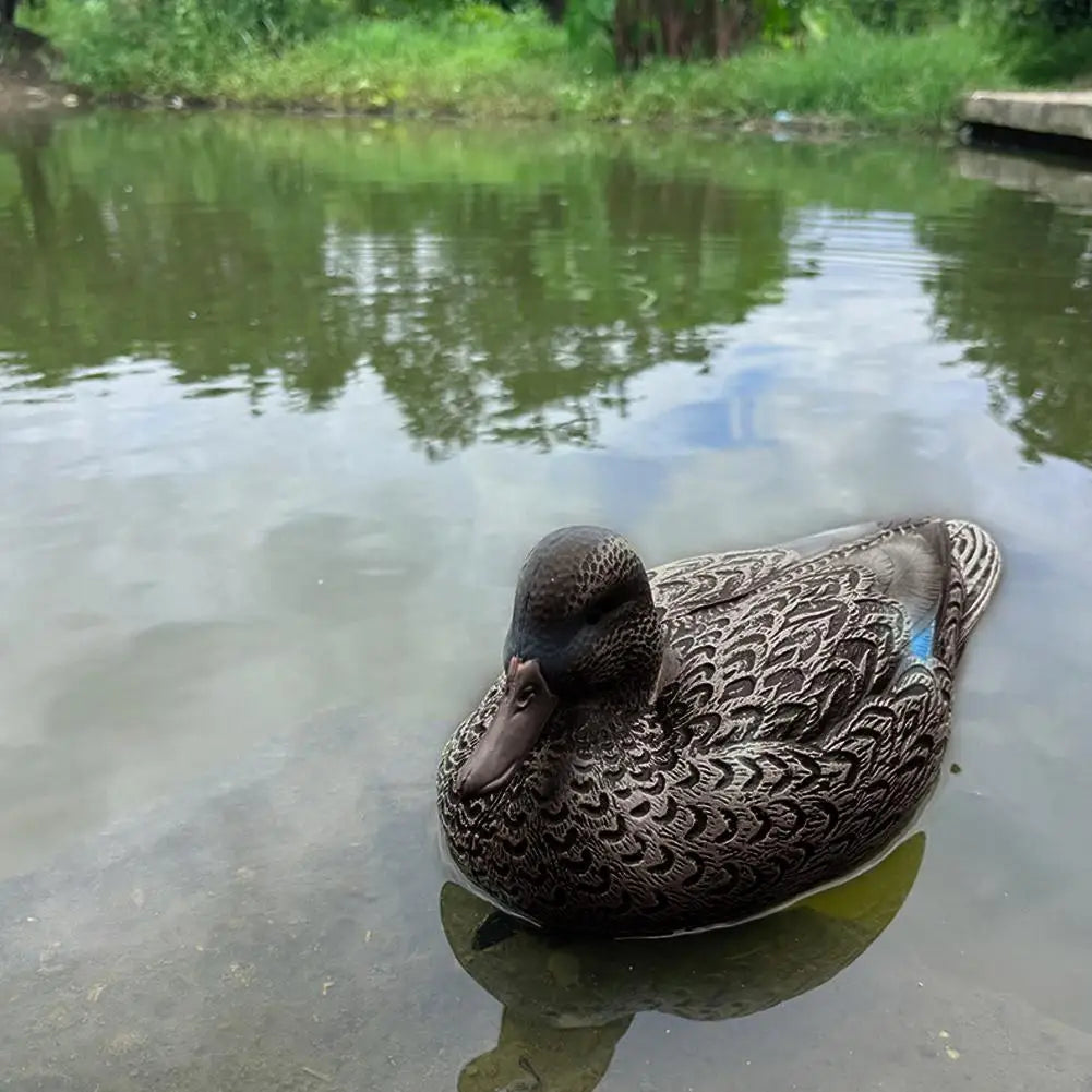 3D Floating Duck Decoy Hunting Shooting Style Fishing Lure with Garden Park Lake Simulation Design for Outdoor Decor