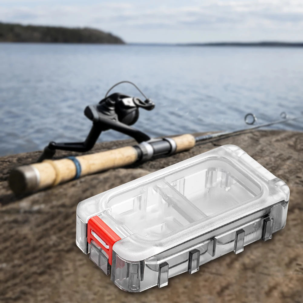 Expandable Fishing Tackle Box Fishing Tackle Box Fishing Hardware Toolbox Double Side Fishing Hook Storage Container for Fishing