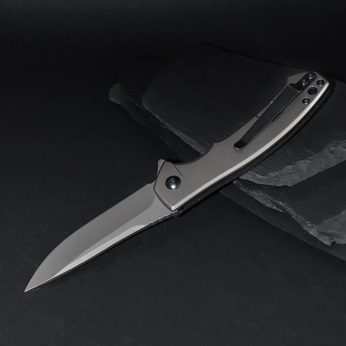 440C Steel Pocket Knife: Men's Folding Edc Multi-Tool, Outdoor Gear, Fruit Knife, Carbon Fiber Handle—Perfect for Camping, Hiking, Adventure, DIY Projects, Daily Use, Fishing, and Hunting. It Is an Excellent Gift for Men, E