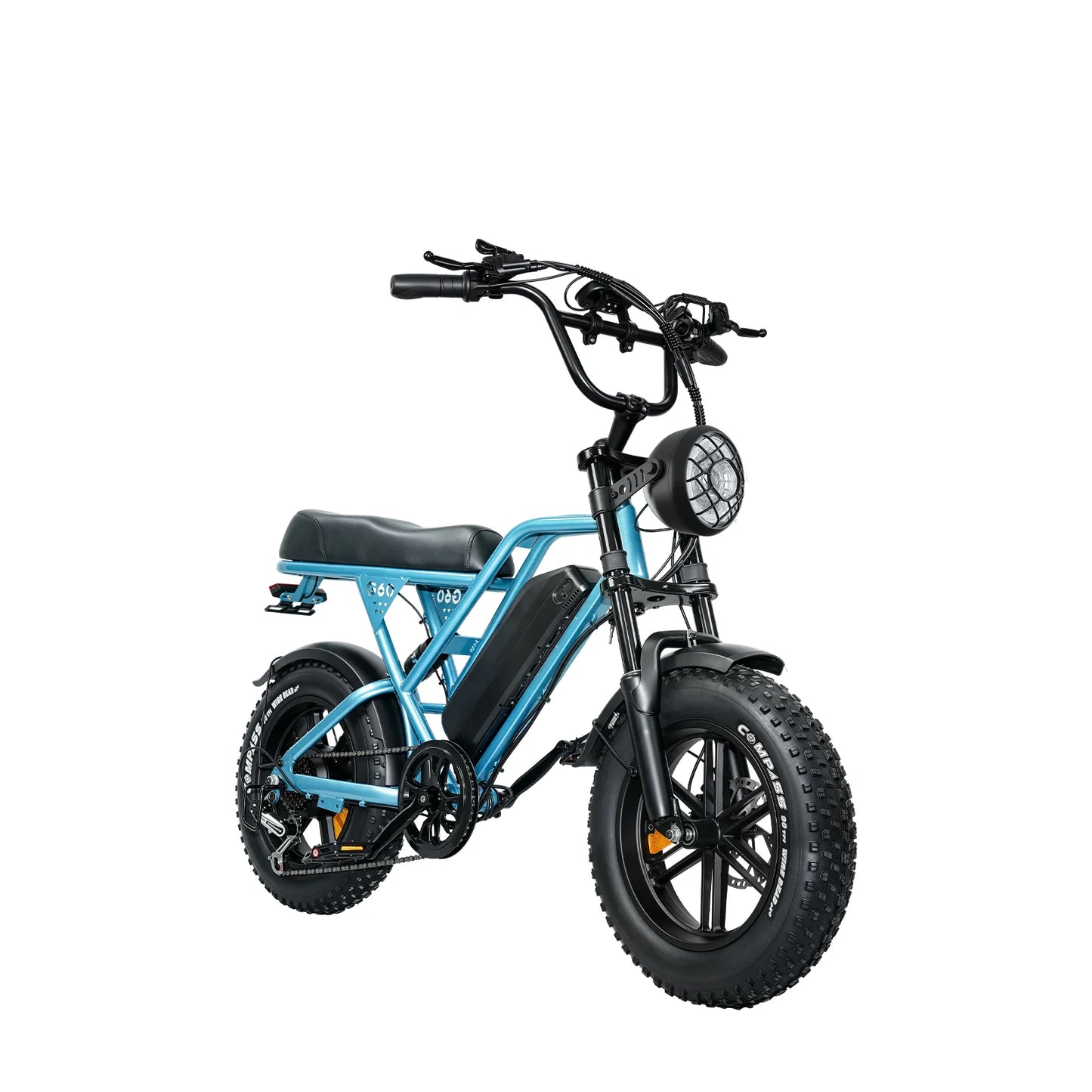 OBX 500W Electric Bike for Adults Max 25MPH+ Battery 36V 13AH E-Bike Electric Bicycle 16x4" Fat Tire Mountain Bike