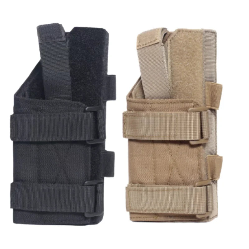 Hunting MOLLE leg quick pull gun holster, real CS field tools leg hanging supplies hunting equipment