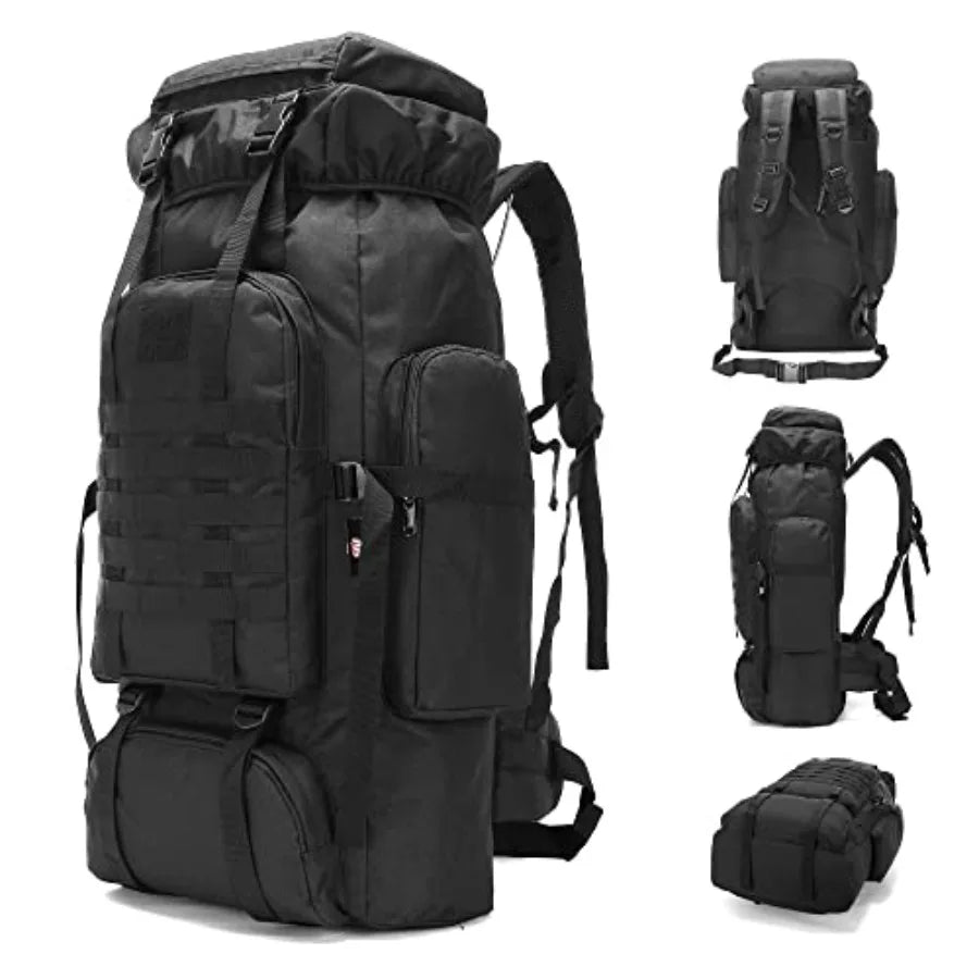 70L Camping Hiking Backpack for Men Women Large Military Tactical Backpack Molle Rucksack Backpack for Outdoor