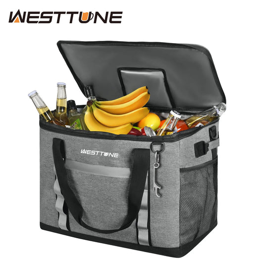 75 Cans Soft Cooler Bag Collapsible Cooler Ice Chest Large Leakproof Camping Cooler Portable Cooler for Travel Beach