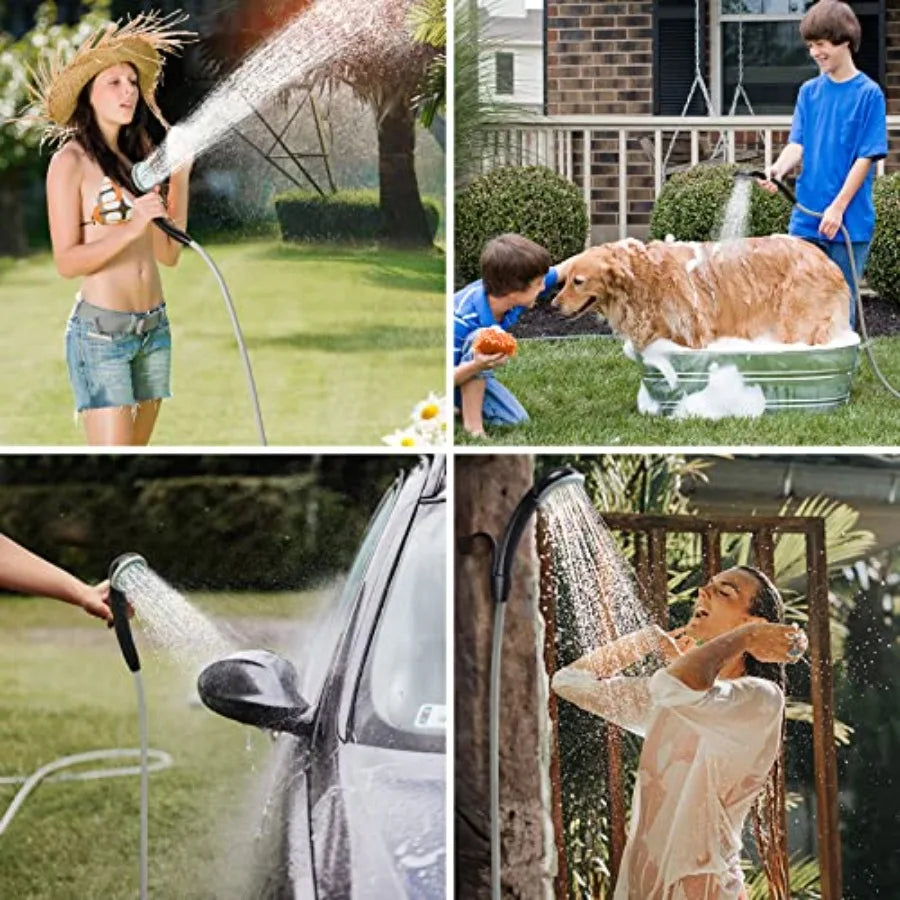 Portable Shower Portable Camp Shower Pump with Rechargeable Battery Portable Shower for Camping Portable Outdoor Shower Head fo
