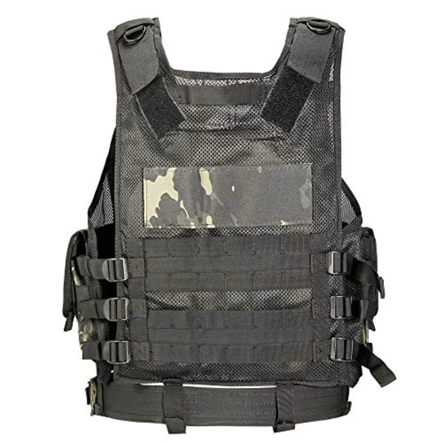 vAv YAKEDA Tactical Vest Outdoor Ultra-Light Breathable Training Airsoft Vest Adjustable for Adults