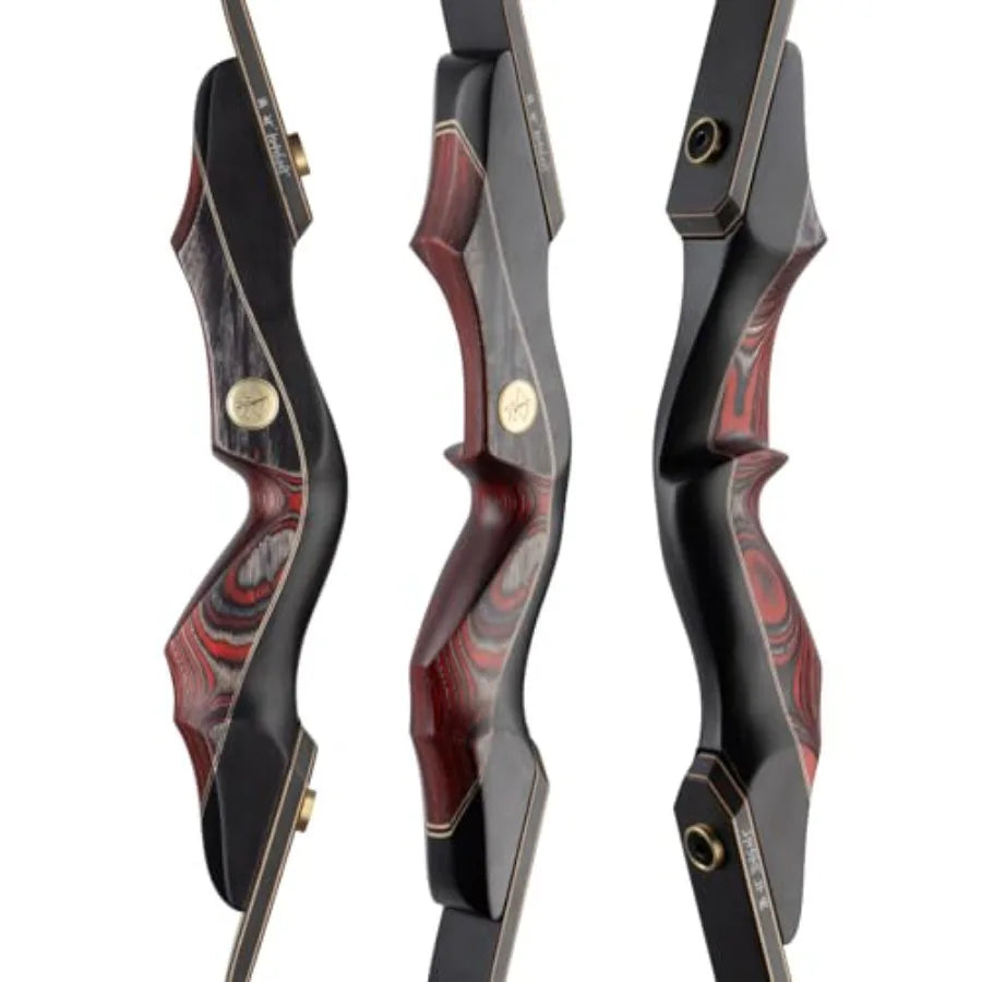 Professional Recurve Bow and Arrow Set for Adults Youth Beginners 60'' Wooden Takedown Hunting Bow for Outdoor Hunting and Prac