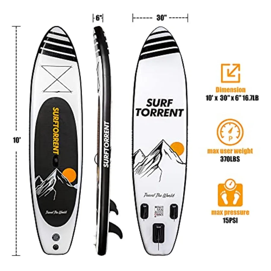 Inflatable Stand Up Paddle Board for beginners and adults, PVC material, pink, lightweight and stable wave board with full SUP