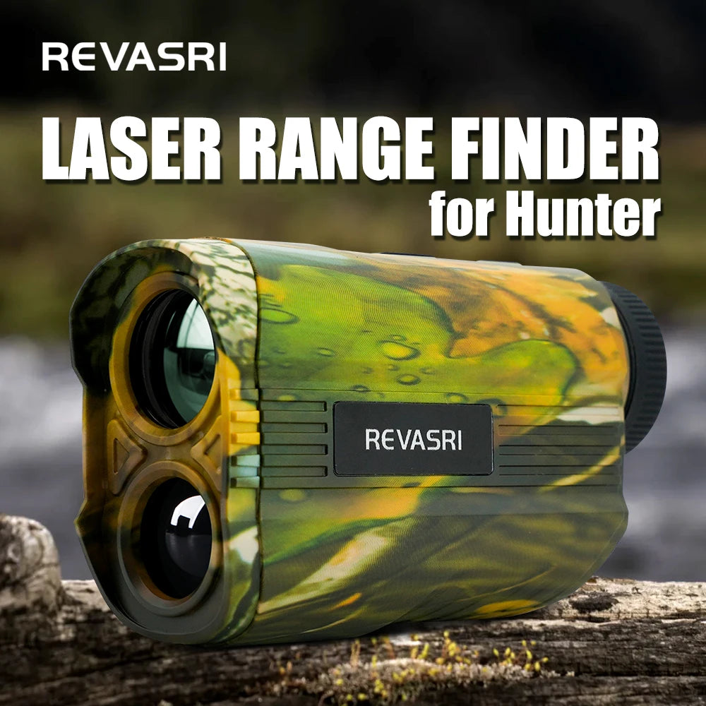 REVASRI Mini Rangefinder for Hunting, 1000M/2000M/3000M Range Measurement, Angle/Speed Measurement, 6x Magnification for Hunting