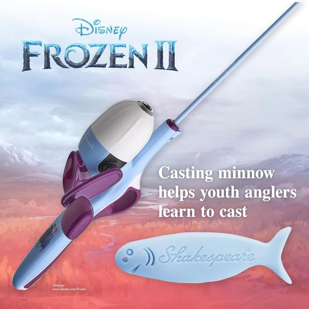 Youth Fishing Rod and Reel Combo with Safety Hook Keeper