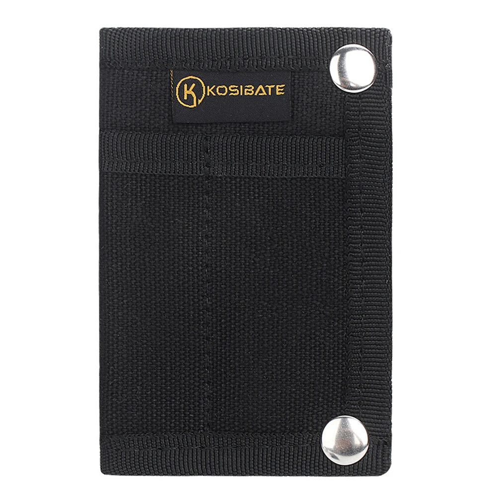 EDC Pouch Bag Multifunctional Foldable Credit Card Holder Canvas Tactical Molle Storage Bag for Outdoor Camping