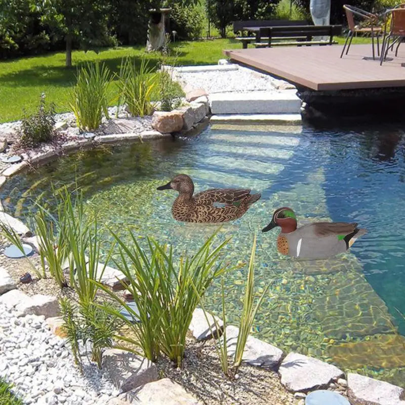Nordic Floating Duck Decoy Ducks Simulation Hunting Duck Garden Pool Yard Lake 28.5x12x17cm Home Decoration Garden Accessories
