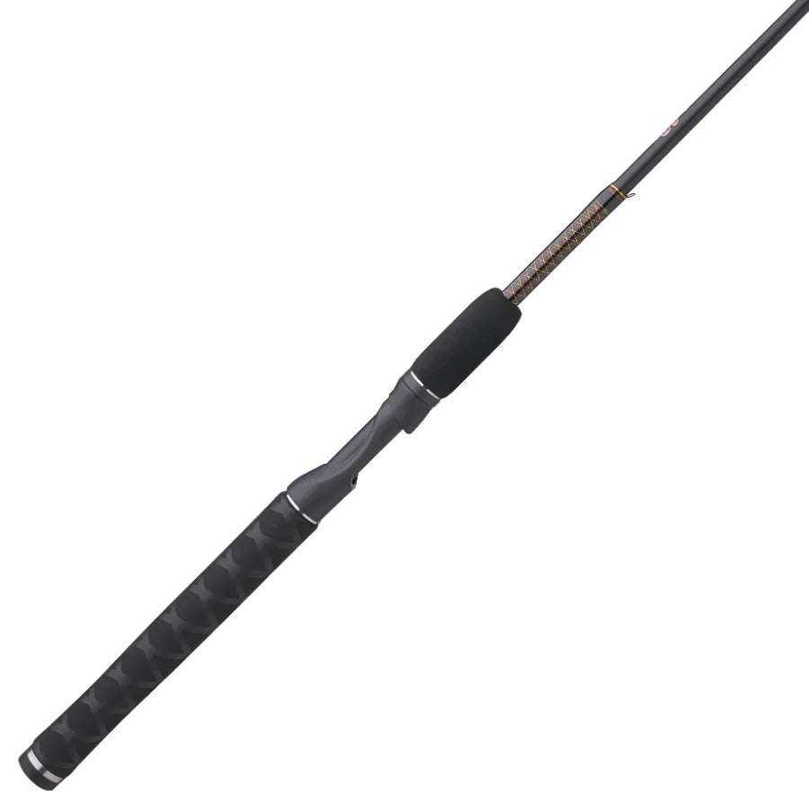 Fishing rod for freshwater angling, graphite composite, black, ultra-sensitive tip and balanced design