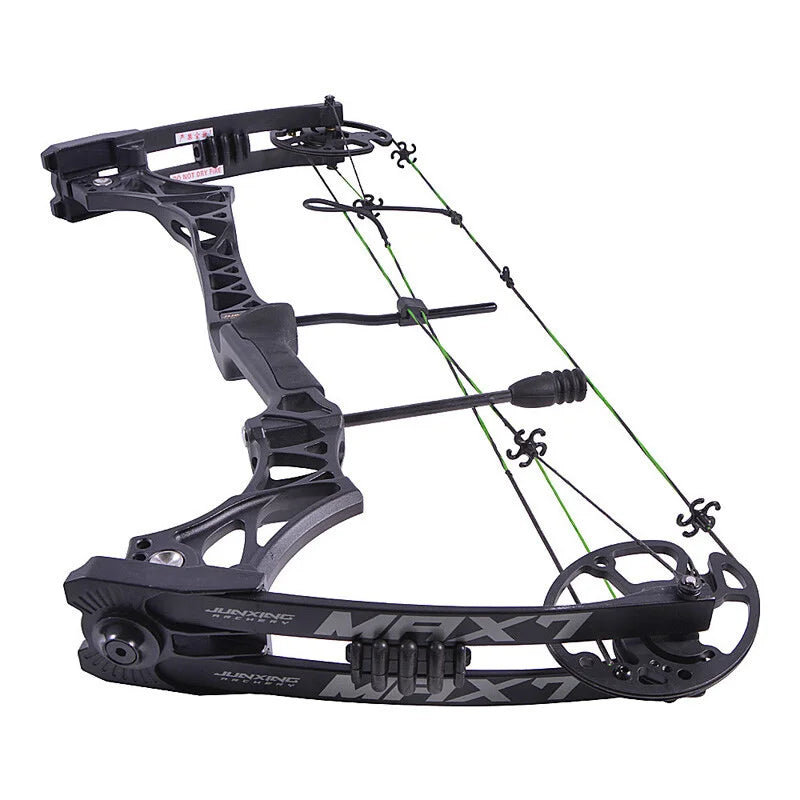 Archery Compound Bow 30-70lbs M129 320fps 80% Let-off Magnesium Alloy Riser for Right Hand Beginners Target Hunting Practice