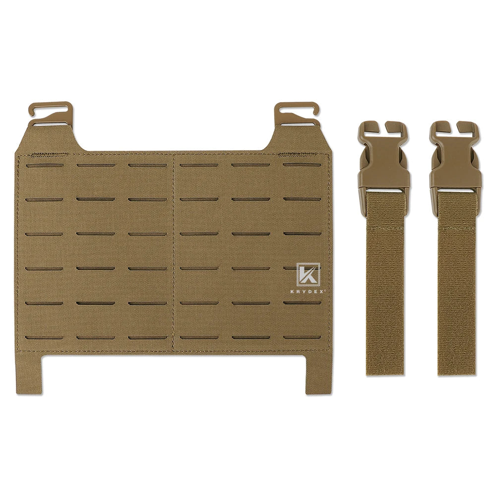 KRYDEX Tactical Laser Cut MOLLE Panel Front Flap Placard For JPC2.0 FCS SLICKSTER FCPC Vest Plate Carrier Hunting Equipment