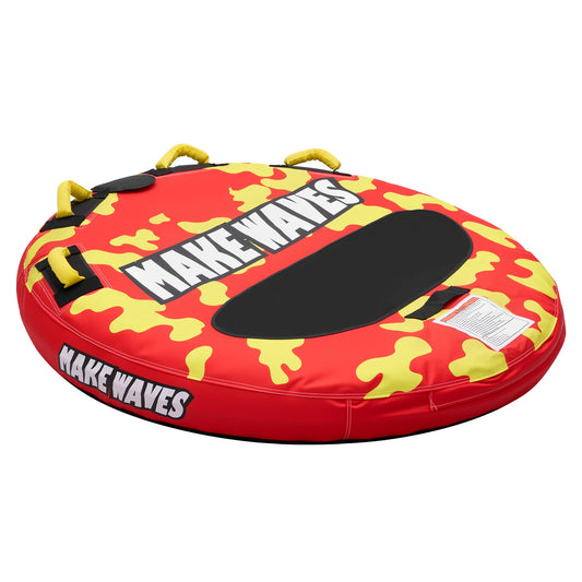 Towable Tubes for Boating 2-4 People Inflatable Boat Tubes and Towables with Anti-Slip Pad Water Sport Tube for Boat