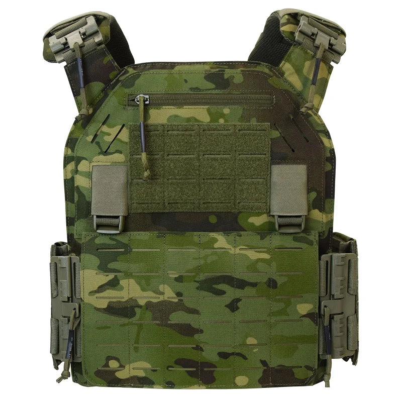 Qucik Release Full Protect  Upgrated Laser Cutting plate carrier 1000D Nylong tactical vest