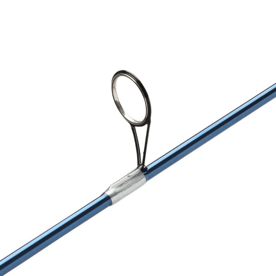 Fishing rod for freshwater angling, graphite composite material, black color, ultra-sensitive tip and durable 2-piece design