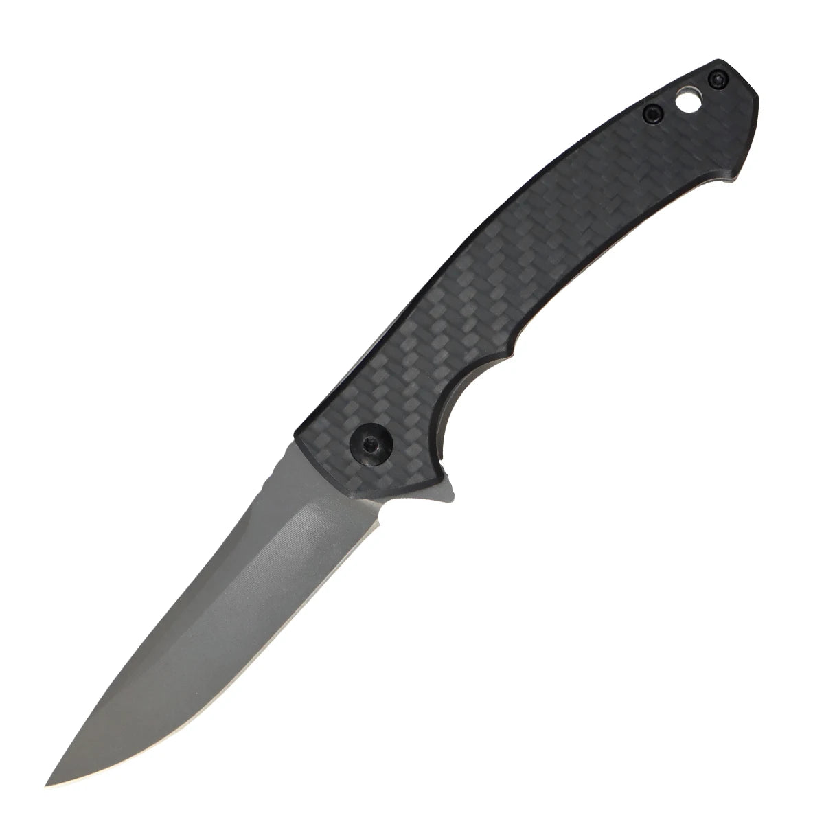 440C Steel Pocket Knife: Men's Folding Edc Multi-Tool, Outdoor Gear, Fruit Knife, Carbon Fiber Handle—Perfect for Camping, Hiking, Adventure, DIY Projects, Daily Use, Fishing, and Hunting. It Is an Excellent Gift for Men, E