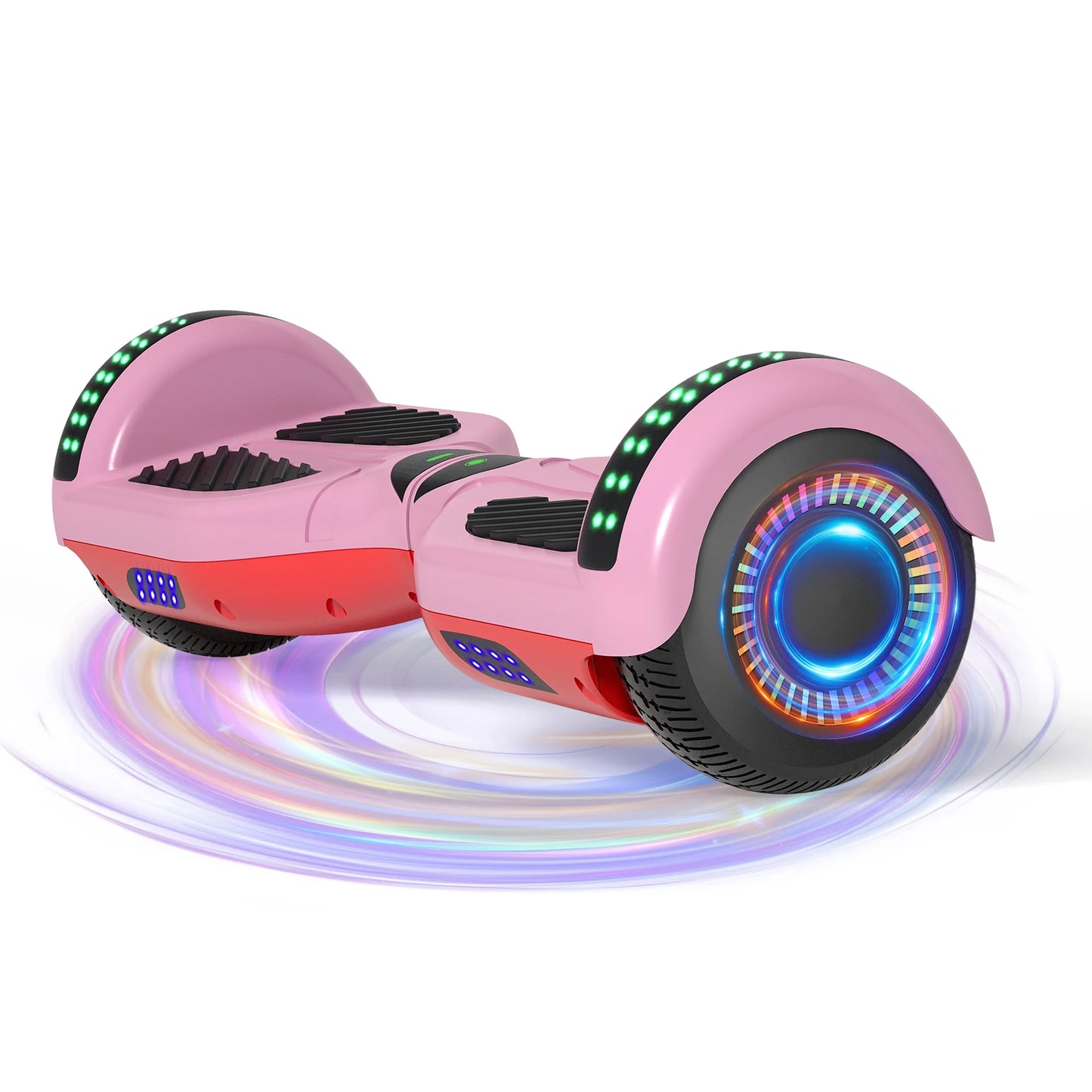 Commugo Self-Balancing Scooter with Bluetooth Speaker, APP Control, LED Lights, All Terrain Hoverboard for Kids Adults, All Ages
