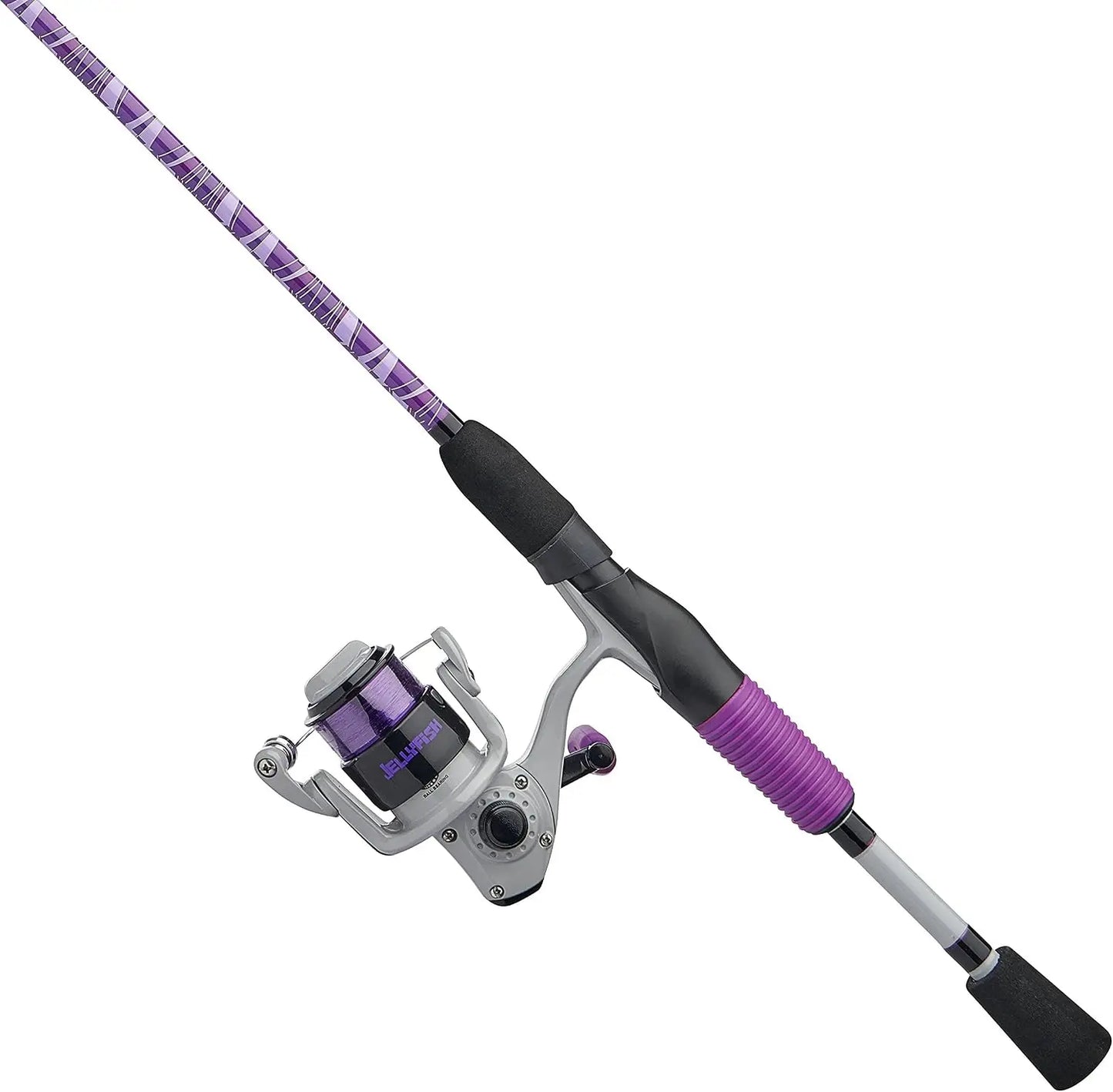 Spincast Reel and Fishing Rod Combo with Gel-Tech Grip