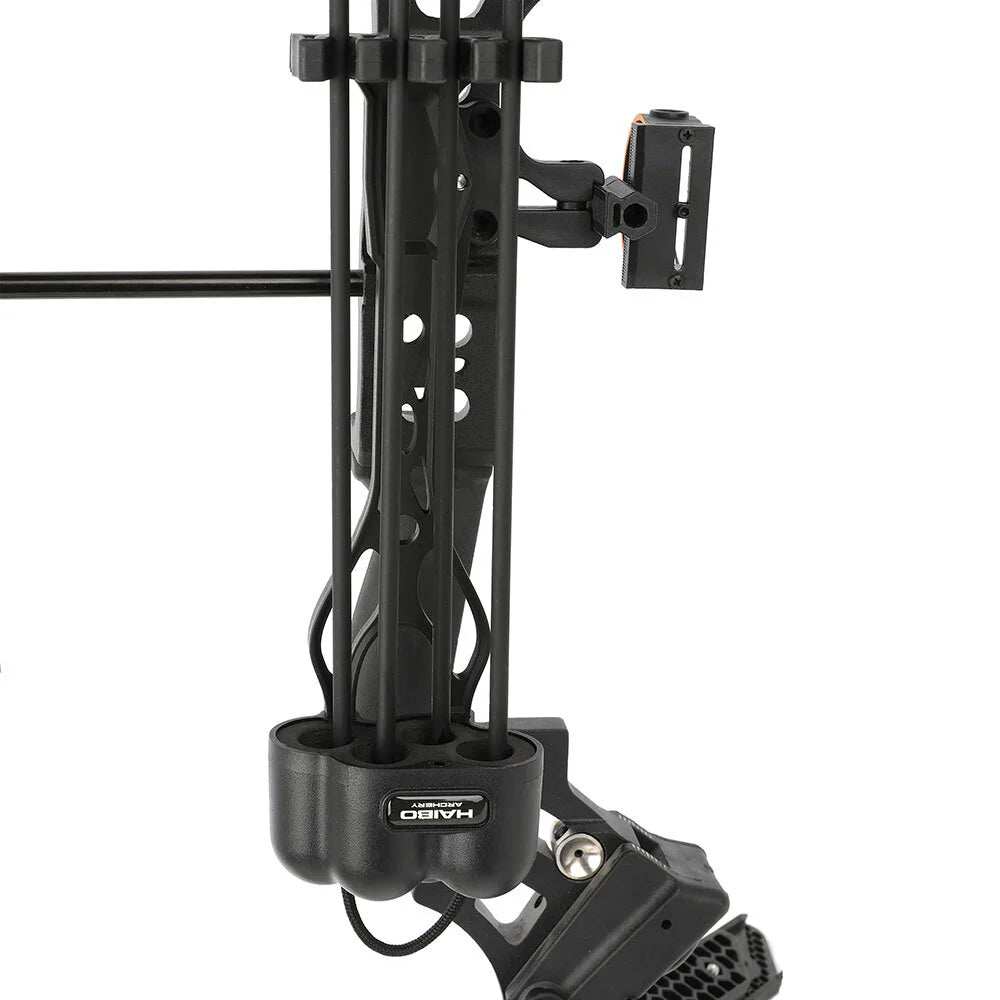 Arrow Quiver 4-Arrow Quick Release Holder Reinforced Nylon with EVA Foam Pad Portable Adjustable Removable Hip Quiver for Compound Bow Hunting Shooting Target Practice Outdoor Durable Archery Accessories