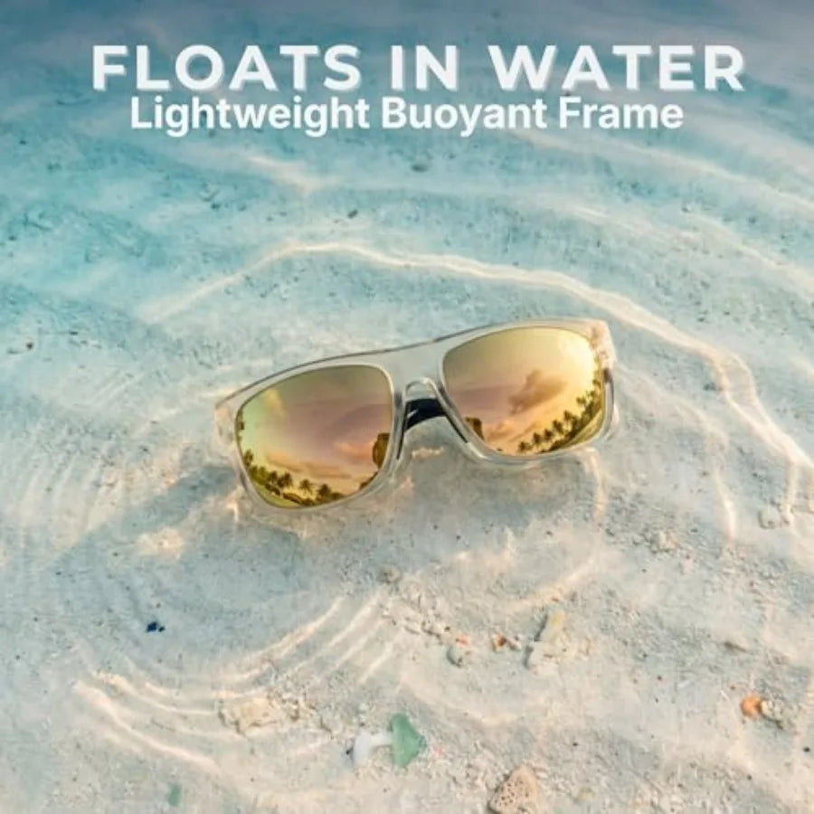 Waverider Floating Polarized Sunglasses UV400 Performance Water Sports Eyewear for Boating and Fishing
