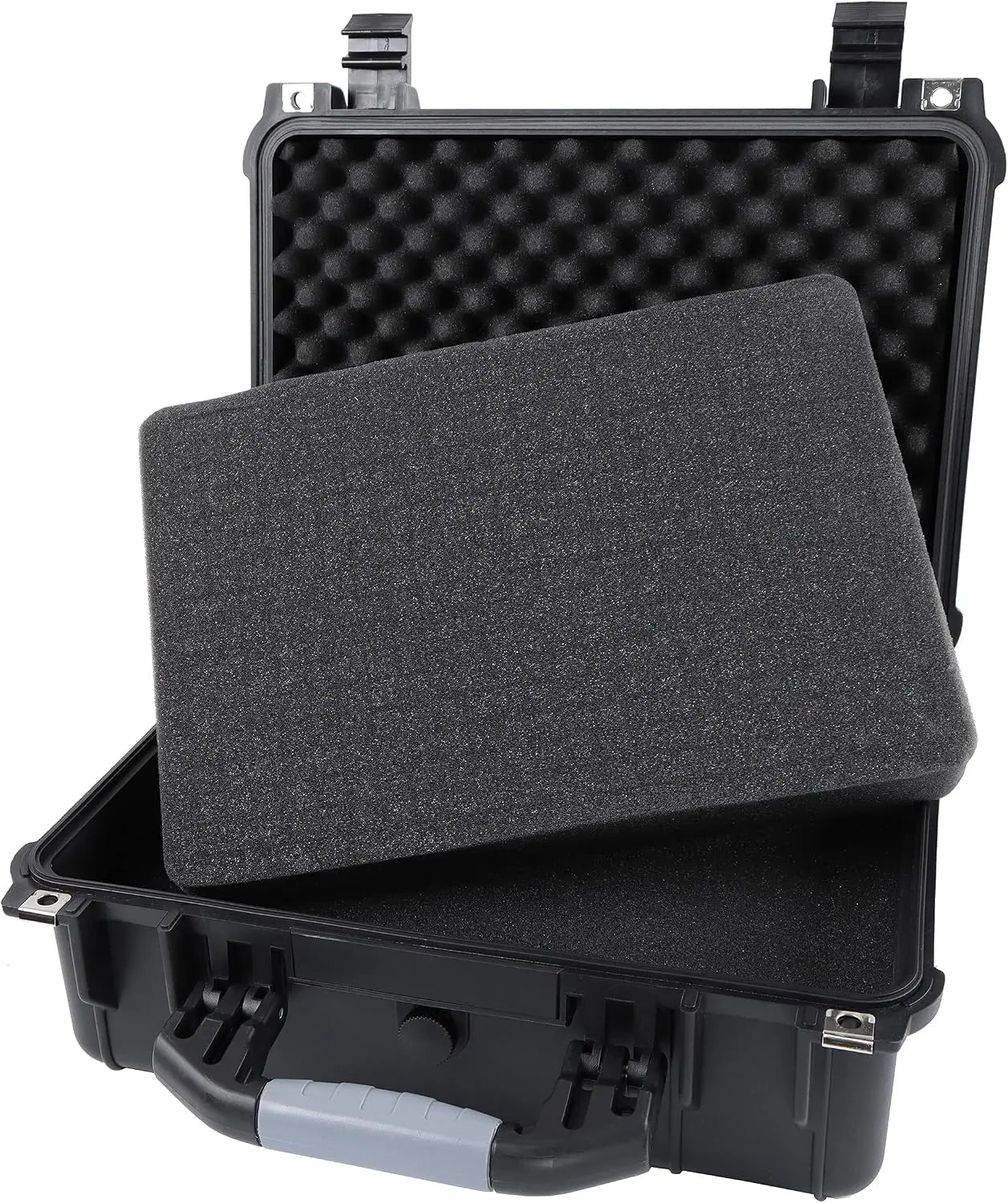 Hard Case with Foam 16x13x7in Waterproof Storage Box for Camera Drone Rifle Handgun