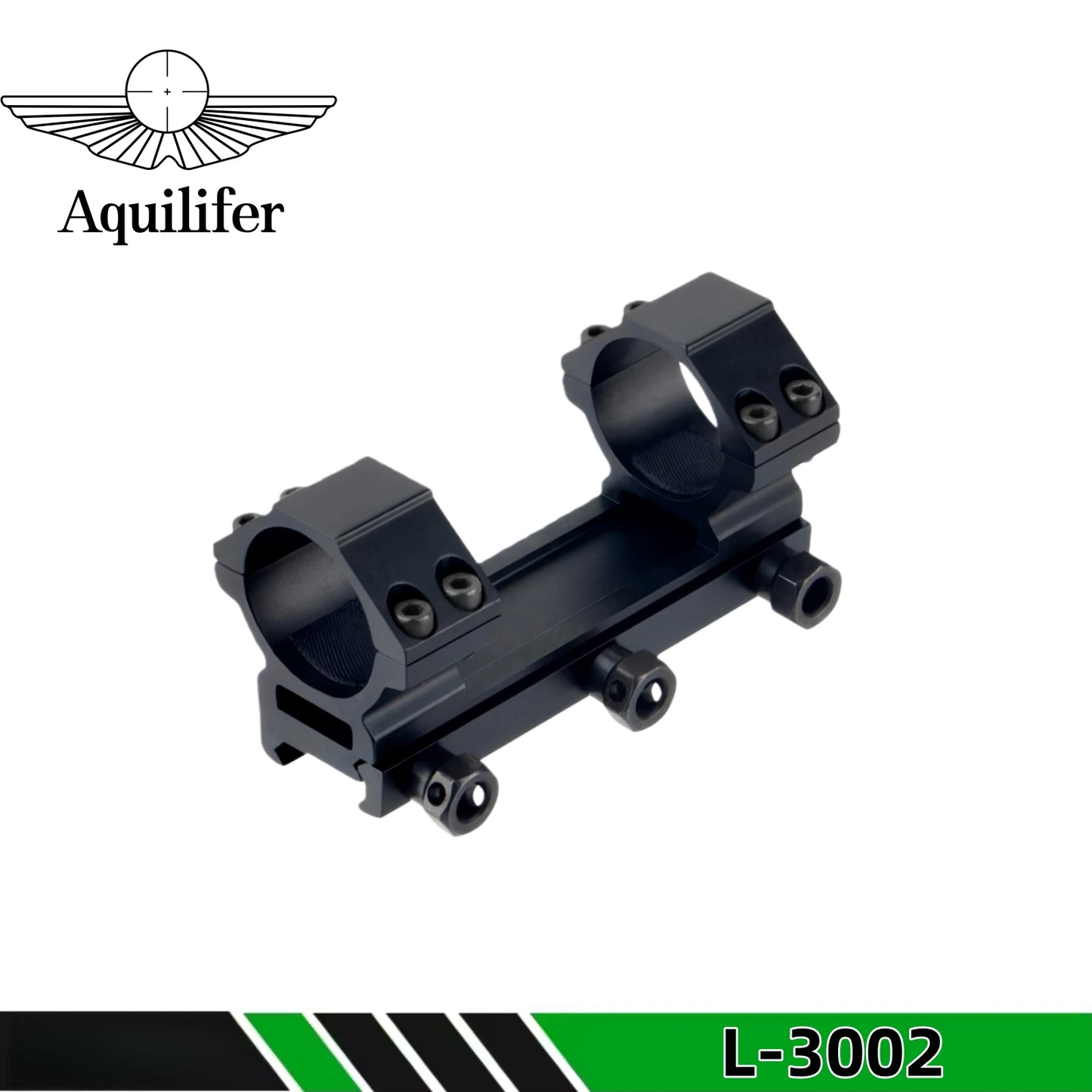Aquilifer 30mm Scope Mount Picatinny Rail Integral Hunting Mount 20mm Base Adapter Medium Profile Optical Clamp