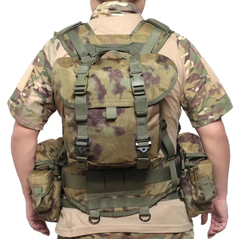 Cosplay Set Russian SMERSH M1 Tactical Vest Chest Rig AT Green/FG Set Assembled